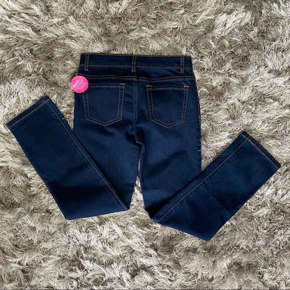 Children Place girls skinny, zip fly with button denim blue jeans. Size 10. NWT. - Picture 8 of 11